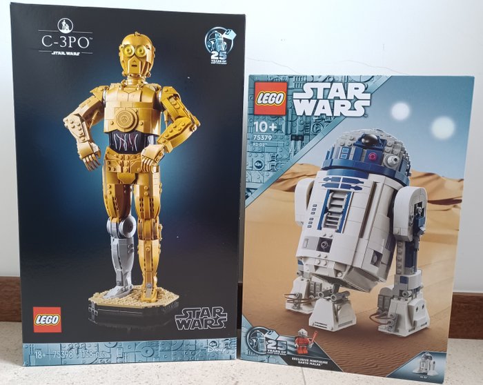 Lego - Star Wars - 75398 - C-3PO / 75379 - R2-D2