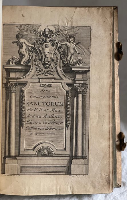 Chiapponi Justinian - Acta canonizationis sanctorum - 1720