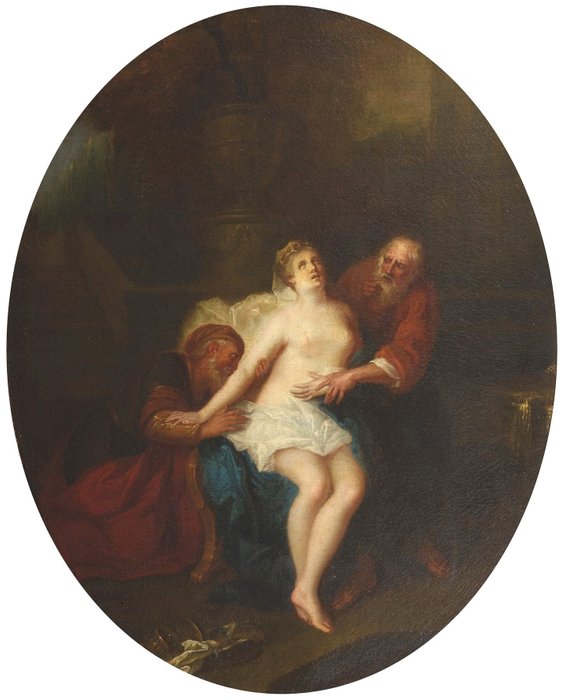 After Antoine Coypel (1661-1722) - Suzanne und die beiden Alten