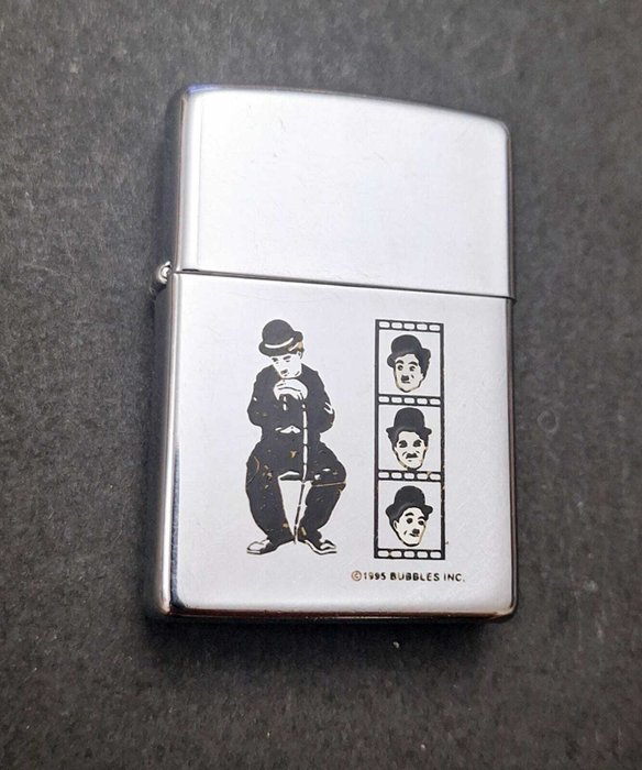 Zippo Chaplin Bubbles Inc Año 1994 Mes Diciembre - Lighter - Stål