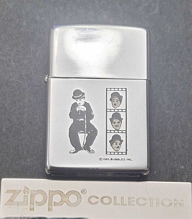 Zippo Chaplin Bubbles Inc Año 1994 Mes Diciembre - Lighter - Stål