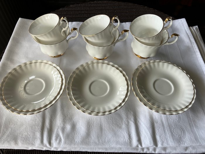 Royal Albert - Kaffe og te service (20) - Knogle - Royal Albert Val D'or UK