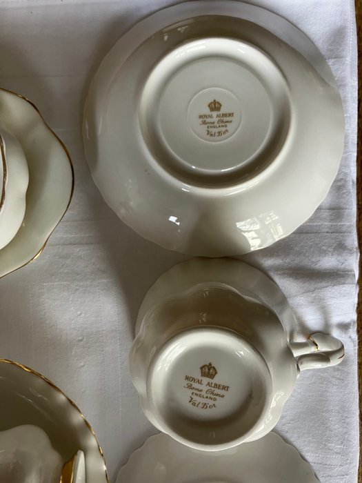 Royal Albert - Kaffe og te service (20) - Knogle - Royal Albert Val D'or UK