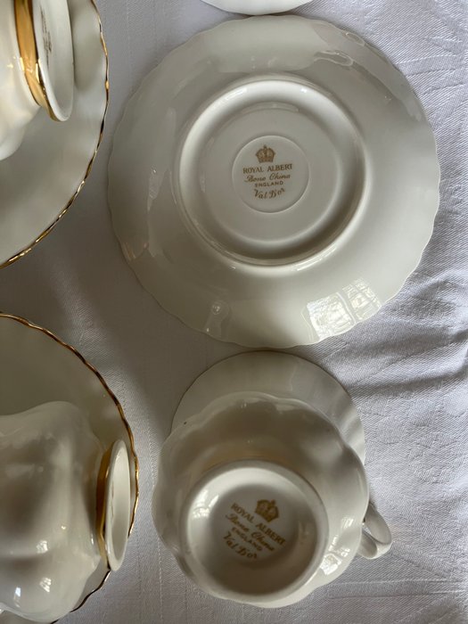 Royal Albert - Kaffe og te service (20) - Knogle - Royal Albert Val D'or UK