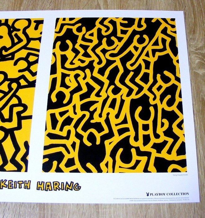 Keith Haring, after - Playboy Inverted - 1990‹erne