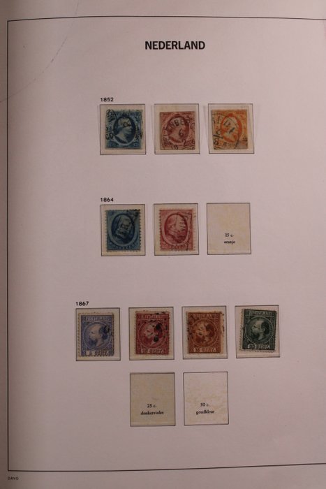 Holland 1852/1991 - Samling af frimærker i Davo preprint album