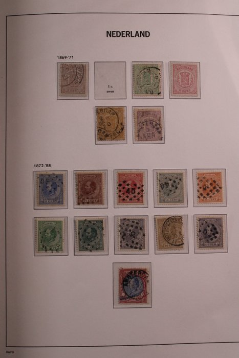 Holland 1852/1991 - Samling af frimærker i Davo preprint album