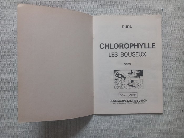 Chlorophylle - 3x B + 2x C -EO/Fac-similé - 5 Album - 1974/2006