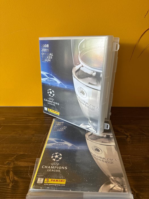 Panini - Champions League 2008/09 - Cristiano Ronaldo Lionel Messi - 1 Empty album + complete loose sticker set