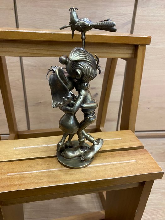 Pixi Atelier Bronze - Statuette - Gaston et Mademoiselle Jeanne - 100ex. - Bronze