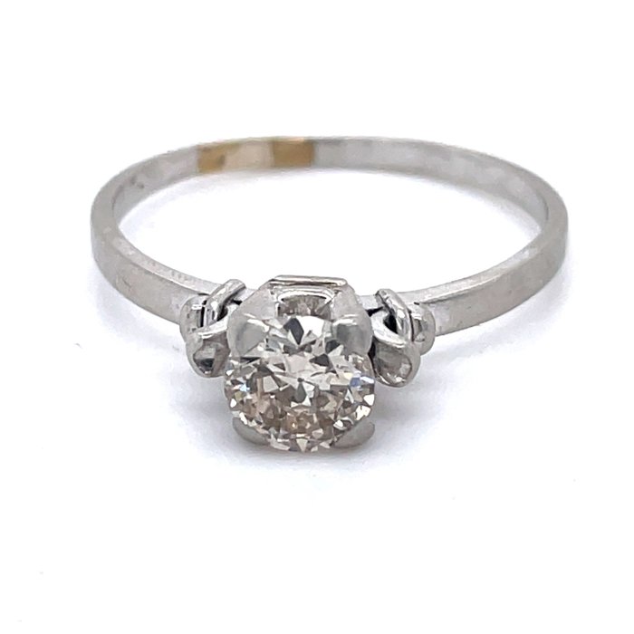 Forlovelsesring Platin Diamant