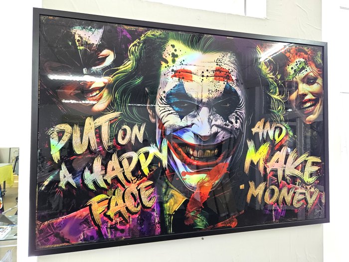 Patryk Konrad  Schevsky - Joker holographic print pop art