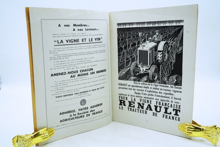 Revue des agriculteurs de France : La Vigne et le vin - 1937