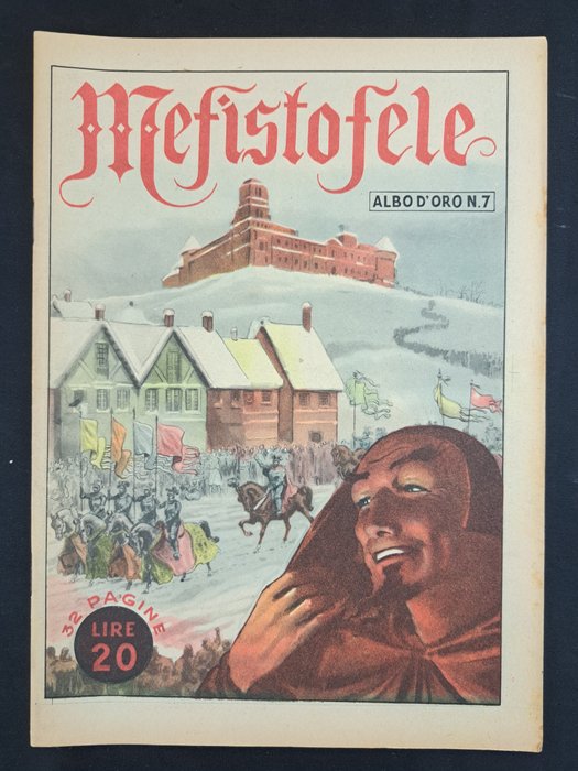 Albi d'Oro nn. 7, 9, 14 - Mefistofele - 3 Comic - Første udgave - 1946