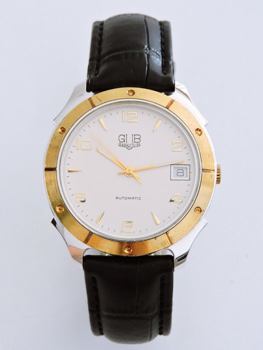 GUB Glashütte - ETA 2892 - 35MM Gold Plated  Steel  Mechanical (Automatic) Men's Watch - Mænd - 1990-1999