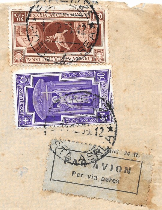 Italien Kongerige 1933 - HELLIGÅR - SASSONE 345 347 349 A54 A55