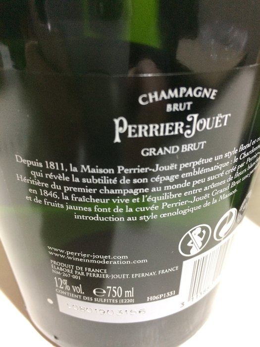 Perrier-Jouët, Perrier Jouët "Grand Brut" - Champagne Brut - 6 Flasker (0,75 L)