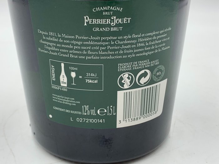 Perrier-Jouët, Grand Brut - Champagne - 1 Magnum (1,5 L)