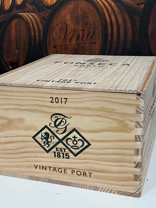 2017 Fonseca - Vintage Port - Flasket 2019 -  Porto  - 5 Flasker (0,75 L)