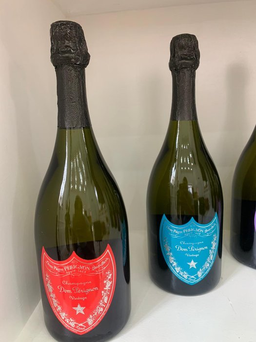 2002 Dom Pérignon, Andy Warhol Limited Edition Collection - Champagne Brut - 6 Flasker (0,75 L)