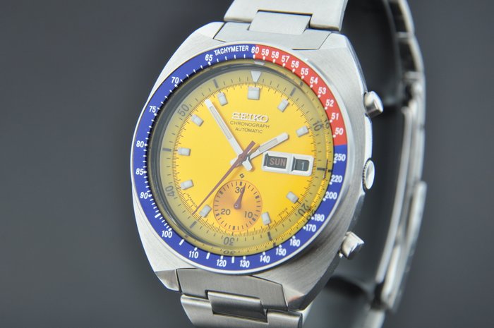 Seiko - Pogue Chronograph Pepsi Bezel - 6139-6002 - Mænd - 1970-1979