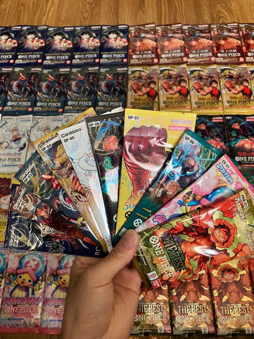 Bandai - 60 Booster pack - 10 different packs 6 sets - ONE PIECE CARD GAME Japanese