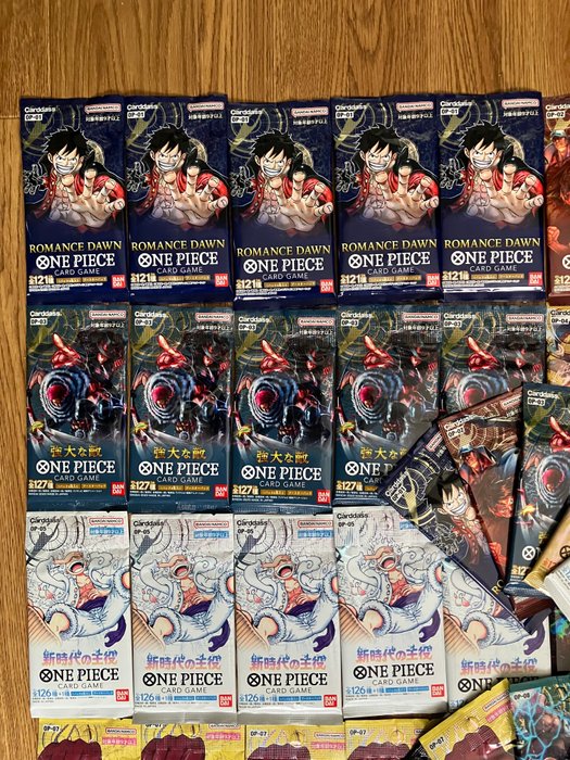 Bandai - 60 Booster pack - 10 different packs 6 sets - ONE PIECE CARD GAME Japanese