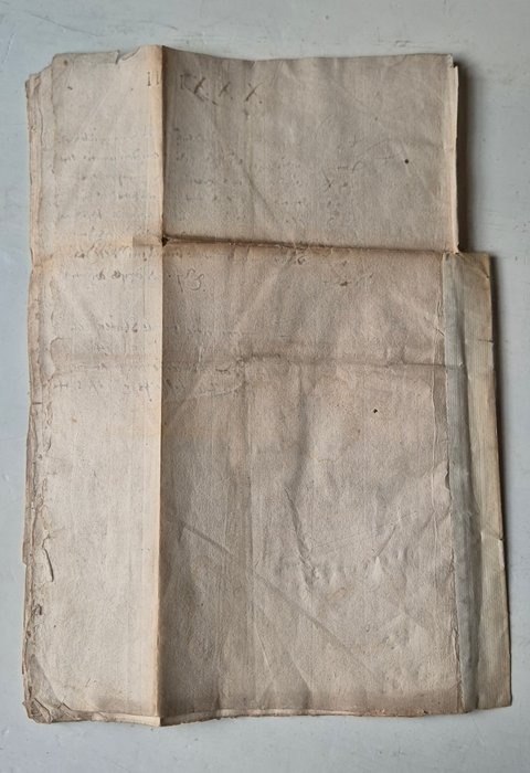 onbekend - Manuscript uit eiland Walcheren, Zeeland - 1643