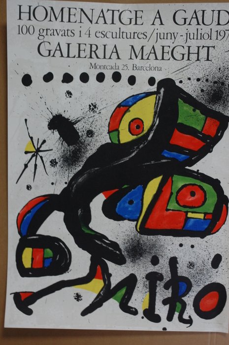 Joan Miró - Homenaje a Gaudí