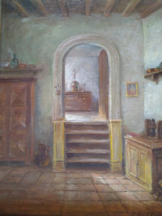 Julien Van De Veegaete(1886-1960) - in huis