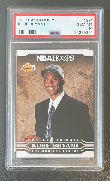 2017 Panini Hoops - Kobe Bryant - #291 PSA 10 - 1 Graded card