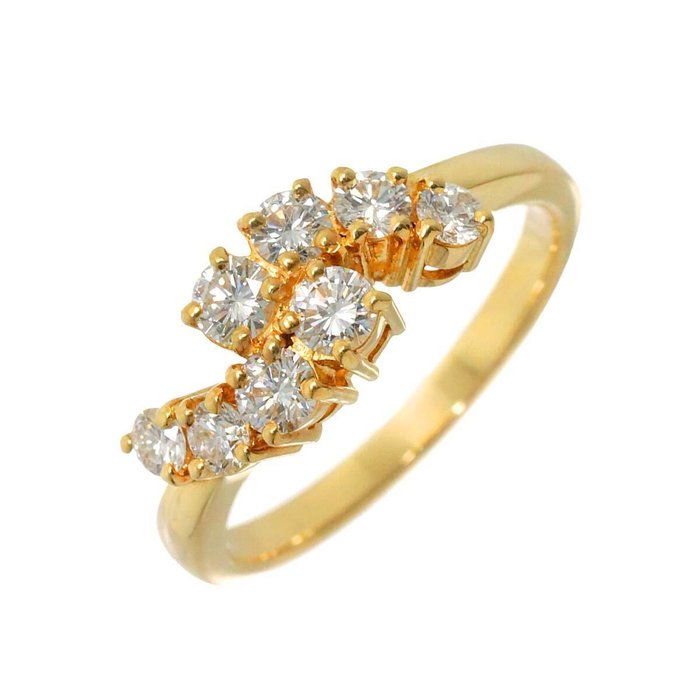 Mikimoto - Ring - 18 kraat Gulguld