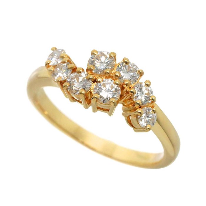 Mikimoto - Ring - 18 kraat Gulguld