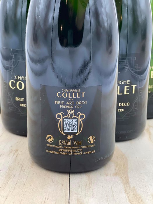 Collet, Art Deco - Champagne Premier Cru - 6 Flasker (0,75 L)