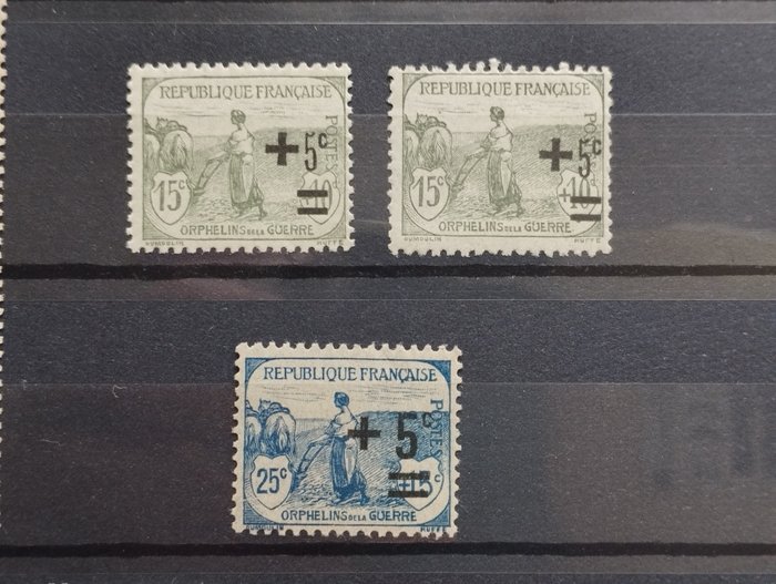 Frankrig 1922 - Orphans of war - 2. komplette serie - Yvert N° 162 à 169 Neufs** MNH