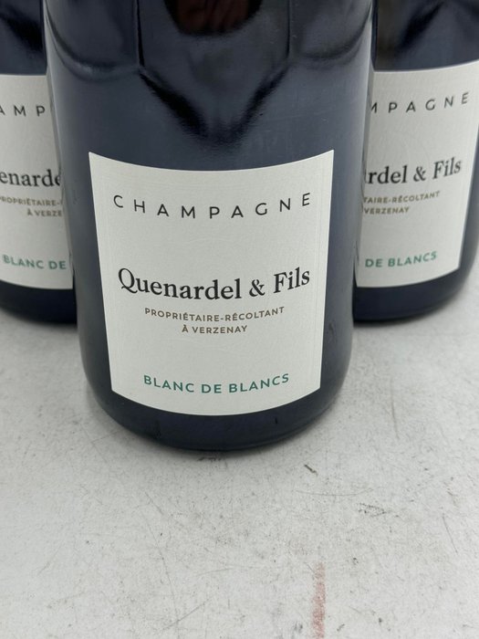 Quenardel  Fils Blanc de Blancs - Champagne Extra Brut - 6 Flasker (075 L)