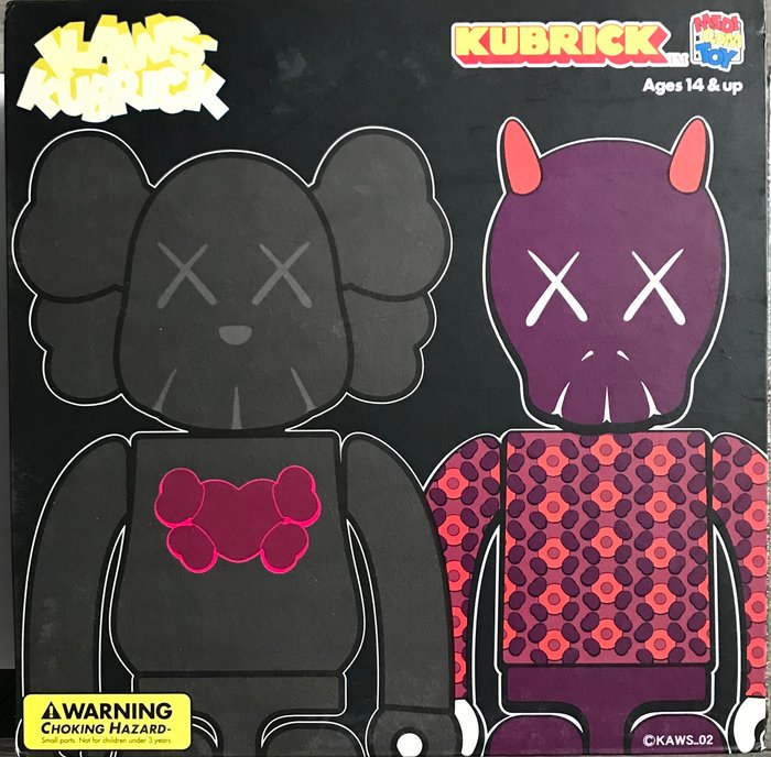 Kaws (1974) - Kubrick Bus Stop 1 Be@rbrick Medicom Toy