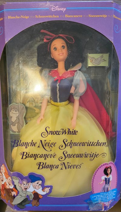 Figur - Snowwhite with her seven dwarfs (9) MIB  (10) - Plast