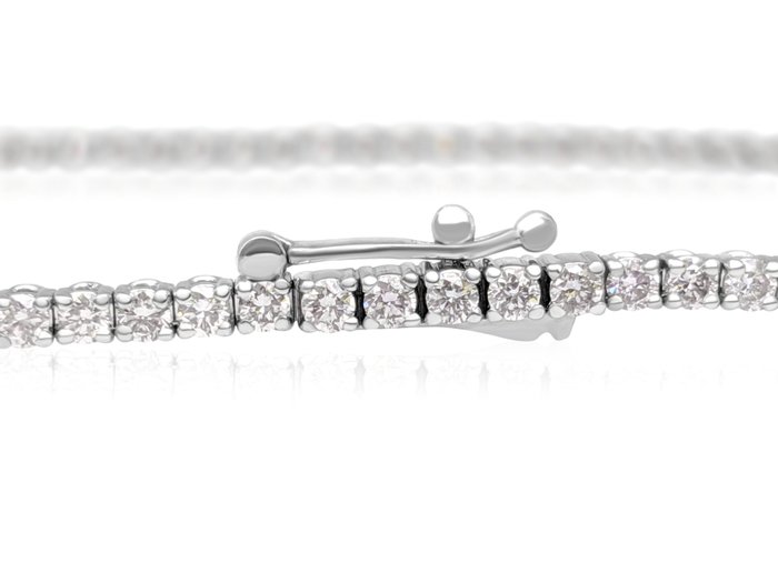 Ingen mindstepris - Armbånd - 14 karat Hvidguld -  1.50ct. tw. Diamant (Natur) - E-G VVS - GCI