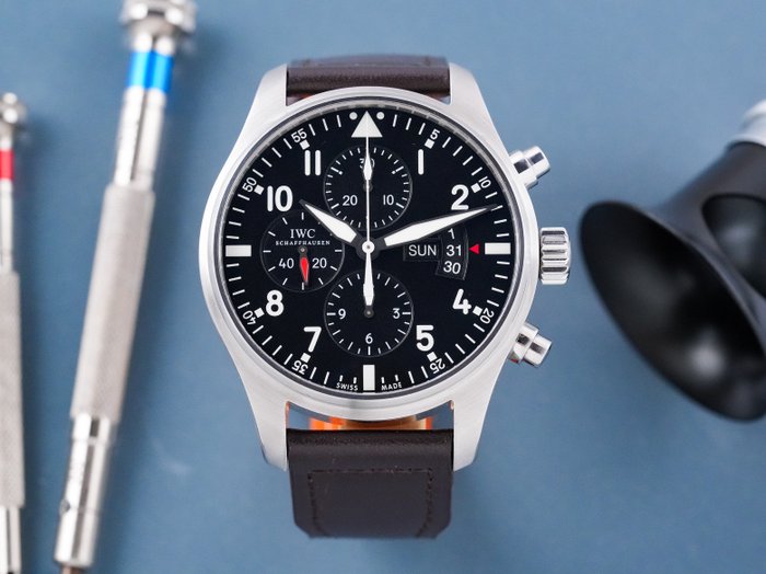 IWC - Pilot Chronograph - IW377701 - Mænd - 2011-nu