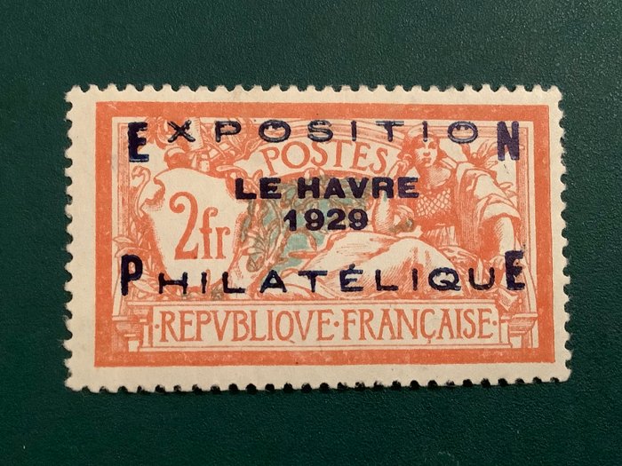 Frankrig 1929 - Expo Van Le Havre - godkendte kalve - Yvert 257A