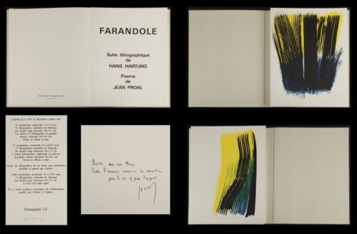 Hans Hartung (1904-1989) - Farandole (15 lithographies)