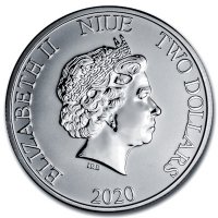 Niue. 2 Dollars 2020 König der Löwen  1 oz (.999)  (Ingen mindstepris)