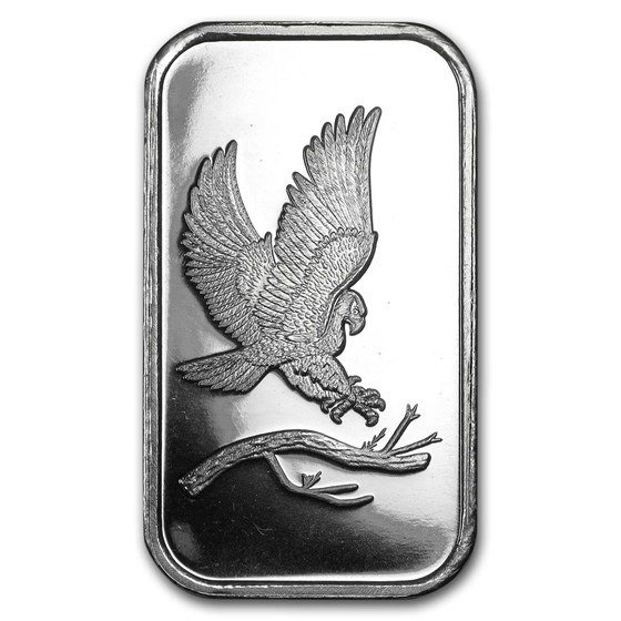 10 Troy Ounce - Sølv 999 - 10 x 1 oz Silvertowne Eagle