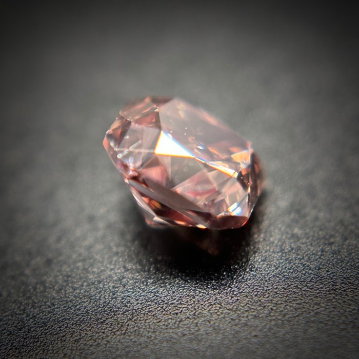 1 pcs Diamant  (Naturfarvet)  - 0.50 ct - Fancy Rosa Brun - SI2 - International Gemological Institute (IGI)