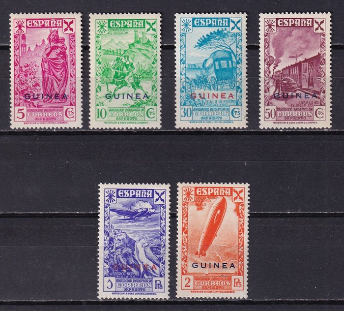 Spanien  - Cape Juby, Guinea, Ifni, Tanger - 1943 - Velgørenhed - Velcentreret