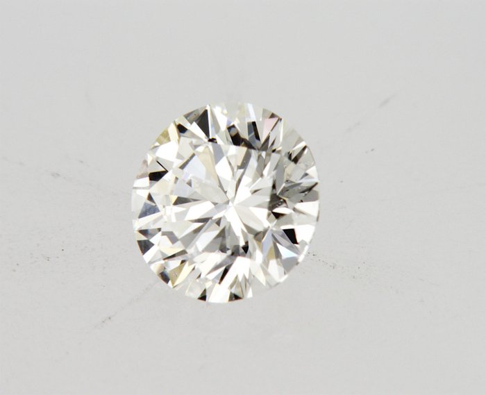 1 pcs Diamant  (Natur)  - 0.59 ct - Rund - J - VS1 - Gemological Institute of America (GIA) - e11