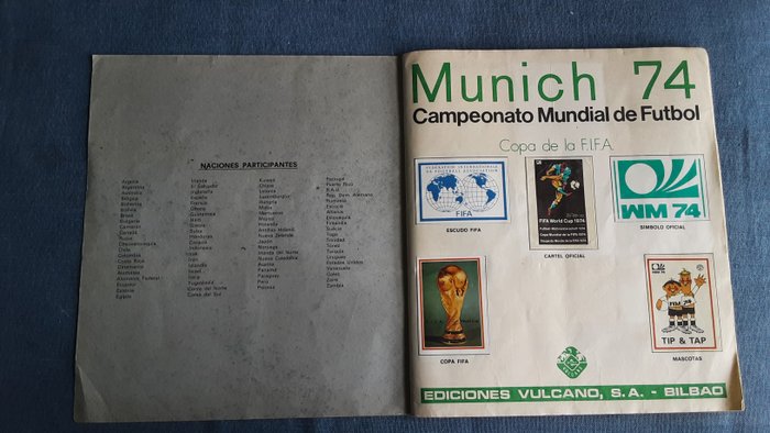 Panini - München 74 World Cup, Edizione Vulcano Spagna - 1 Complete Album