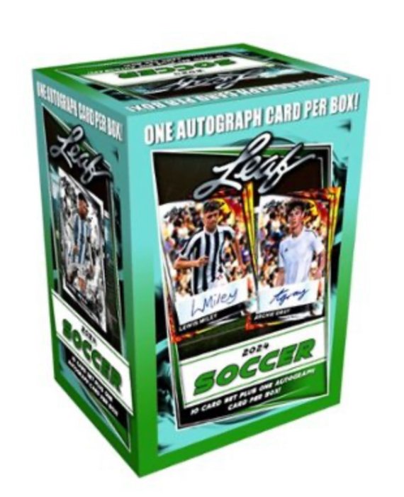 2023/24 Leaf Soccer - 1 GUARANTEED AUTOGRAPH! - 1 Sealed box - Næsten så god som ny (NM)