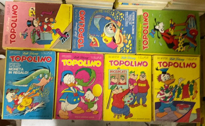 Topolino 701/800 - Sequenza semi completa - 83 Comic - Første udgave - 1969/1971